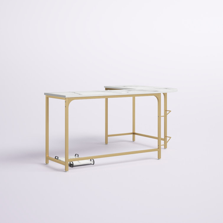 Etta Avenue™ Jimi Reversible LShape Desk & Reviews Wayfair Canada